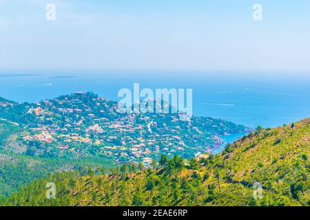 Le Trayas Superieur am esterel-Massiv in Frankreich Stockfoto