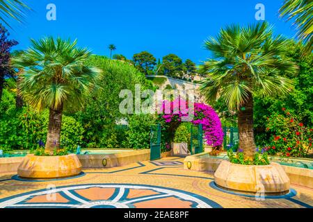UNESCO-Garten in Monaco Stockfoto