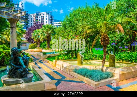 UNESCO-Garten in Monaco Stockfoto