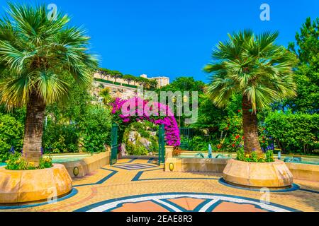 UNESCO-Garten in Monaco Stockfoto