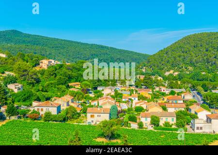 Luftaufnahme von Vaison-la-Romaine in Frankreich Stockfoto