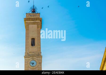 Tour de l'Horloge in Nimes, Frankreich Stockfoto