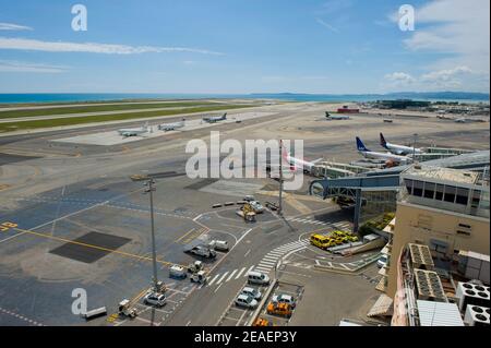 Aéroport Nizza Côte d'Azur Stockfoto