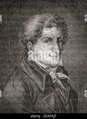 Jean-Baptiste Robert Lindet, 1746 - 1825. Französischer Politiker der revolutionären Periode. Aus Histoire de la Revolution Francaise Stockfoto