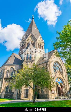 Russisch-Orthodoxe Kirche des Heiligen Johannes von Kronstadt in Hamburg, Deutschland. Stockfoto