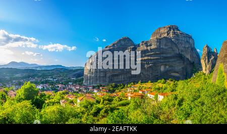 Blick auf das Dorf Kastraki in Griechenland Stockfoto