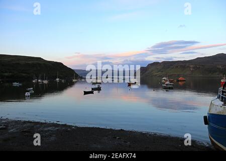 Loch Portree auf der Portree Isle of Skye Scotland Stockfoto