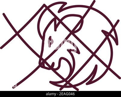 RGB-Farbsymbol für die Konserven-Suche Stock Vektor