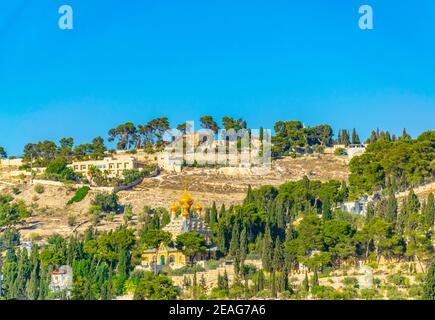 Kirche der Maria Magdalena in Jerusalem, Israel Stockfoto