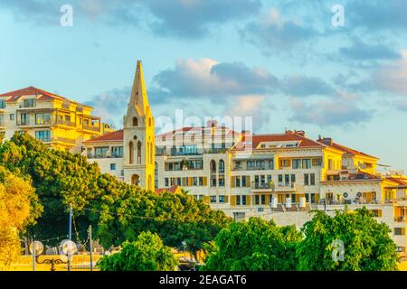 Sonnenuntergang Ansicht von Jaffa, Tel Aviv, Israel Stockfoto