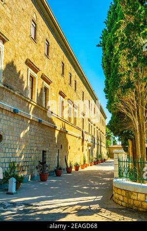 Stella maris Kloster in Haifa, Israel Stockfoto