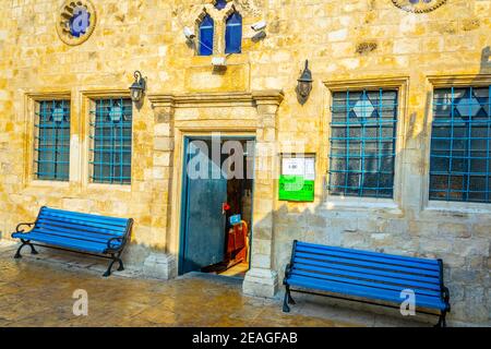 Askhenazi Ari Synagoge in Tsfat, Israel Stockfoto