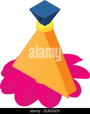 Modeparfüm-Ikone. Isometrische Illustration von Mode Parfüm Vektor-Symbol für Web Stock Vektor