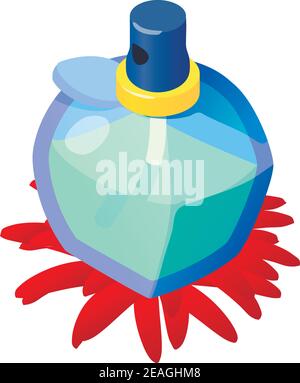 Parfüm-Konzept-Symbol. Isometrische Illustration von Parfüm Konzept Vektor-Symbol für Web Stock Vektor