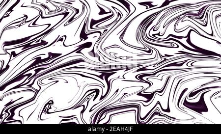 Textur Fluid-Effekt, waschen Ölfarbe, Design-Textur, schöne abstrakte Hintergrund gewellte Linien Stockfoto