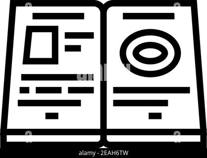 Vektorgrafik für Hilfszugabe-Liniensymbol Stock Vektor