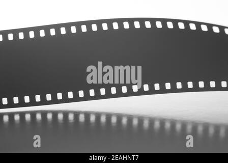 35mm Negativfilm verwacklungsunscharf. Fotofilm. Stockfoto