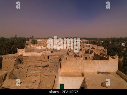 Dächer der Altstadt, Tripolitanien, Ghadames, Libyen Stockfoto