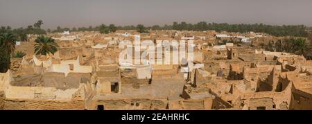 Dächer der Altstadt, Tripolitanien, Ghadames, Libyen Stockfoto