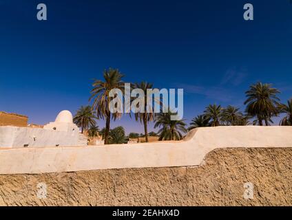 Oase in der Altstadt, Tripolitanien, Ghadames, Libyen Stockfoto