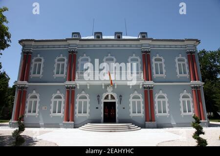 Die Residenz des Präsidenten der Republik Montenegro, in Cetinje, der alten Hauptstadt von Montenegro Stockfoto