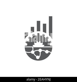 Betriebssymbol, Farbe, Linie, Umrissvektorzeichen, lineares Piktogramm isoliert auf Weiß. Symbol, Logo-Illustration Stock Vektor