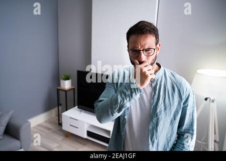 Schlechter Geruch Oder Geruch Von Der Klimaanlage Stockfoto