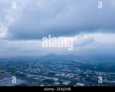 Luftaufnahme Juru Industrial Park Stockfoto