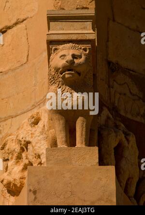 Das Mausoleum von bes, Tripolitania, Sabratha, Libyen Stockfoto