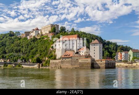 Passau in Deutschland Stockfoto