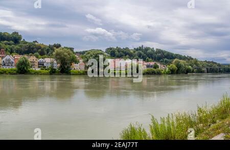 Passau in Deutschland Stockfoto