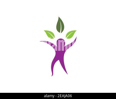 Die menschliche Gesundheit Symbol Abbildung design Stockfoto