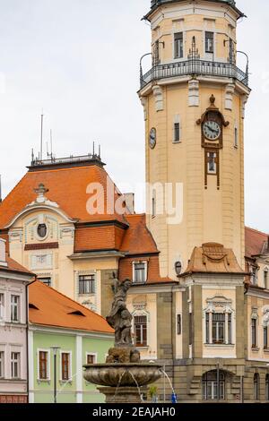 Altstadt Bilina, Region Usti nad Labem, Tschechien Stockfoto