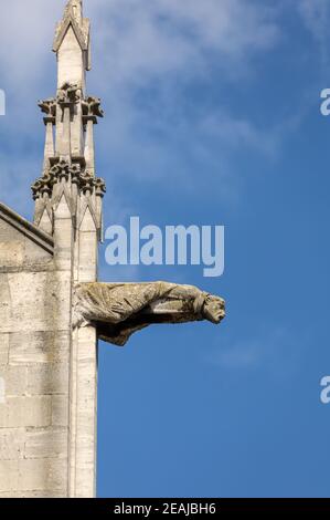 Basilika Saint-Urbain, gotische Kirche aus dem 13. Jahrhundert in Troyes, Frankreich Stockfoto