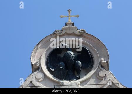 Abtei von Saint John the Evangelist. Parma. Emilia-Romagna. Italien. Stockfoto