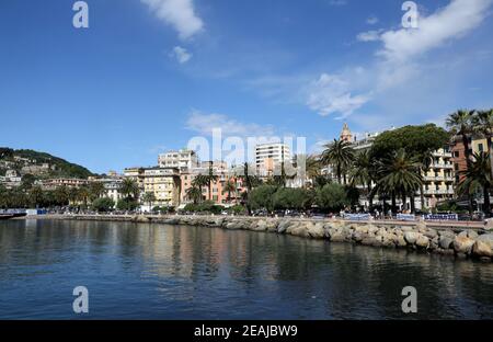 Rapallo-Resort an der italienischen Riviera, Europa Stockfoto