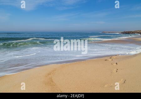 Praia da Barra. Barra Beach Stockfoto