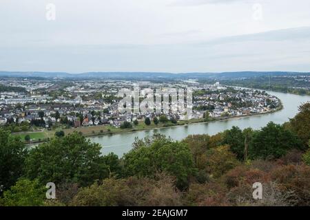Deutschland, Rheinland-Pfalz - Rheintal in Koblenz Stockfoto