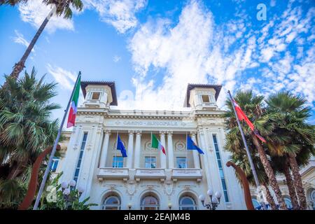 Sanremo Casino in Italien, Region Ligurien Stockfoto