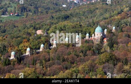 Mirogoj Friedhof in Zagreb. Kroatien Stockfoto