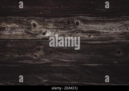 Alte Holzbretter. Rustikaler Hintergrund mit braunen Brettern Stockfoto