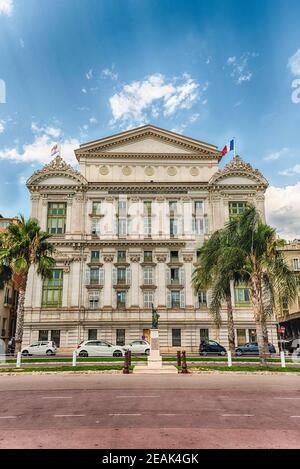 Südfassade des Opernhauses, Nizza, Cote d'Azur, Frankreich Stockfoto