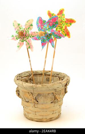 Vergoppte Stifträder Stockfoto