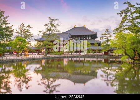 Todaiji Tempel in Nara, Japan Stockfoto