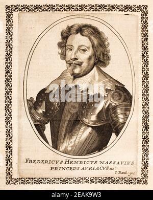 Porträt von Friedrich Henry, Prinz von Orange (1584-1647) Stockfoto