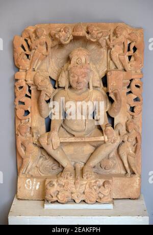 Statue von Brahmani aus dem 11. Jahrhundert im Prince of Wales Museum ausgestellt, das heute als Chhatrapati Shivaji Maharaj Museum in Mumbai, Indien bekannt ist Stockfoto