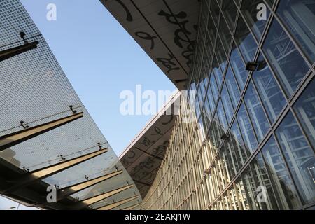 Das neue Terminal der internationalen Abflüge von Kolkata Flughafen, Indien Stockfoto