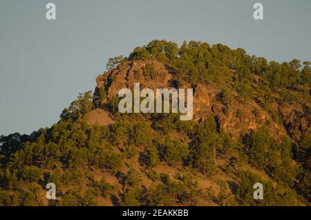 Alsandara Berg im Integral Naturschutzgebiet von Inagua. Stockfoto