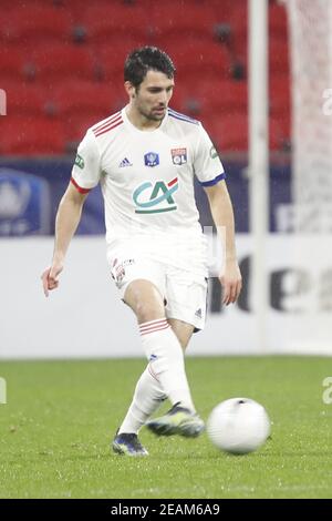 Leo DUBOIS von Lyon während der Französisch-Cup, Runde der 64 Fußballspiel zwischen Olympique Lyonnais und AC Ajaccio am 9. Februar 20 / LM Stockfoto