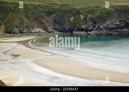 Wild Atlantic Way Malin Beg Silver Beach Stockfoto